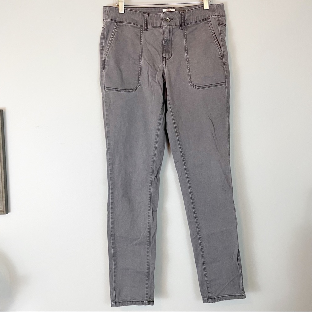 Merona Grey chinos straight leg W8